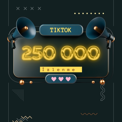  TikTok 250 000 Izlenme